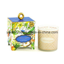 Romantic Scetned Soy Birthday Gift Candle in Glass with Box
